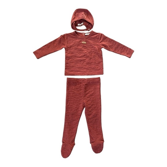 Fragile Baby Girl Outfit Set 6-12 Months Shirt Pants Hat - Picture 1 of 4